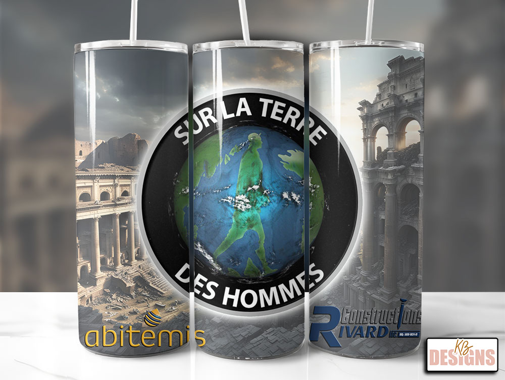 Tumbler étroit 20oz – Sur La Terre Des Hommes